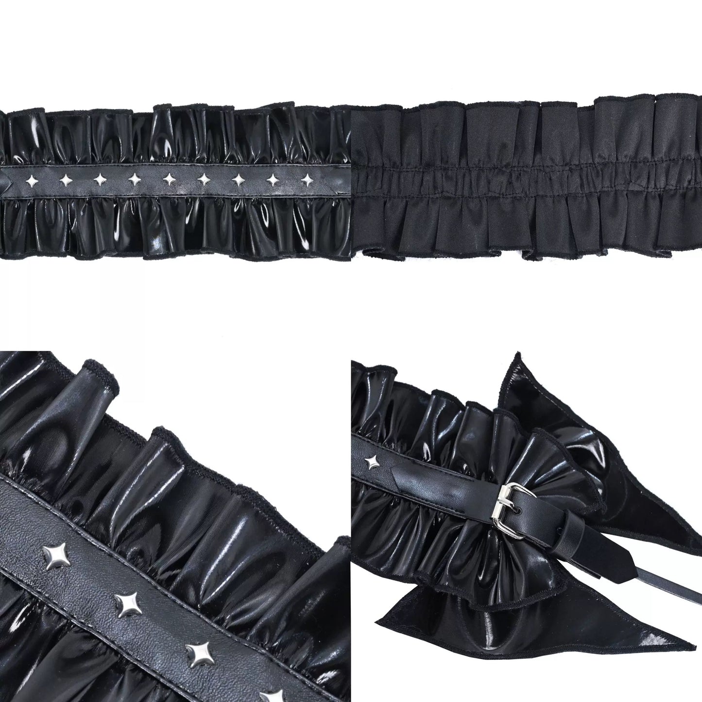 Liquid PU Punk Bow Headband