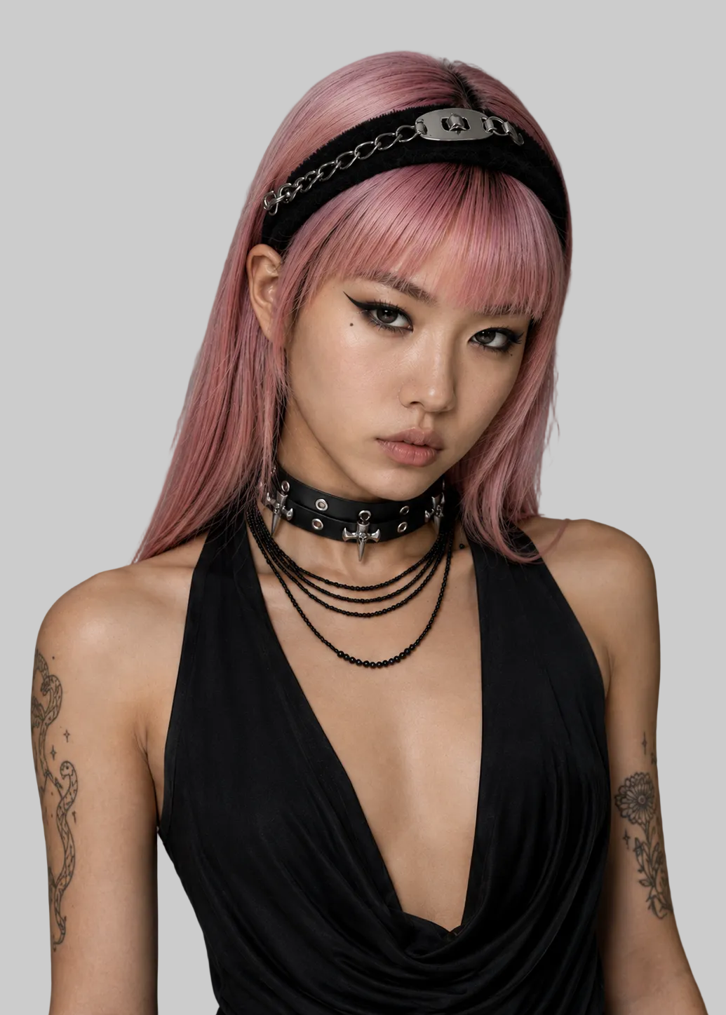 Chain-Trim Faux-Fur Headband product image 2