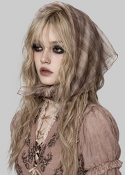 Brown Tie-Dye Triangle Headscarf product image 2