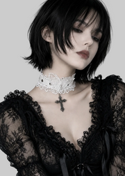 Butterfly Cross Lace Choker product image 4