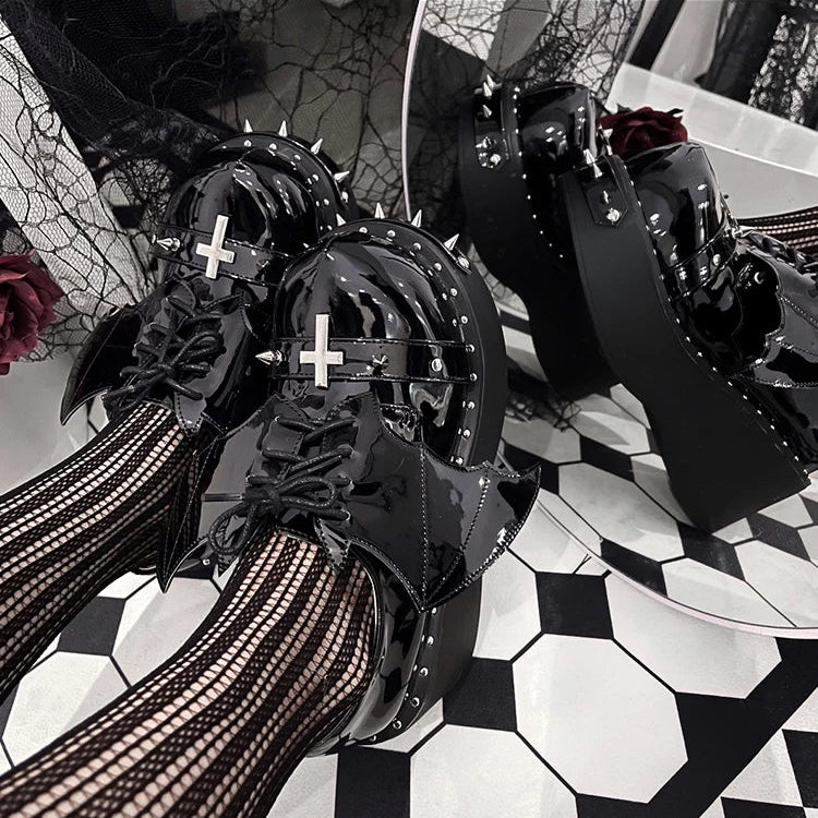 Night Count Studded Platform Shoes product image 6
