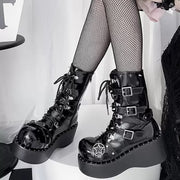 Punk Band Platform Combat Boots product image 2
