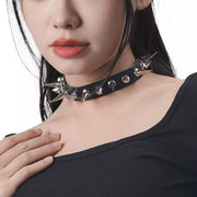 Mixed Spike Leather Gothic Choker product image 3