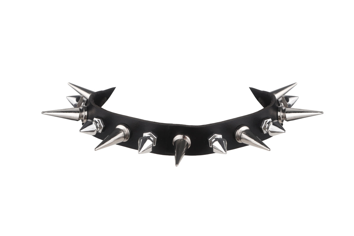 Mixed Spike Leather Gothic Choker product image 5