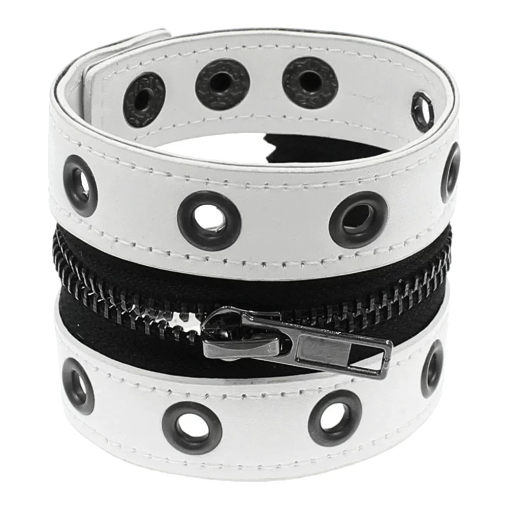 Zipper Stud Moto Wrist Cuff product image 2