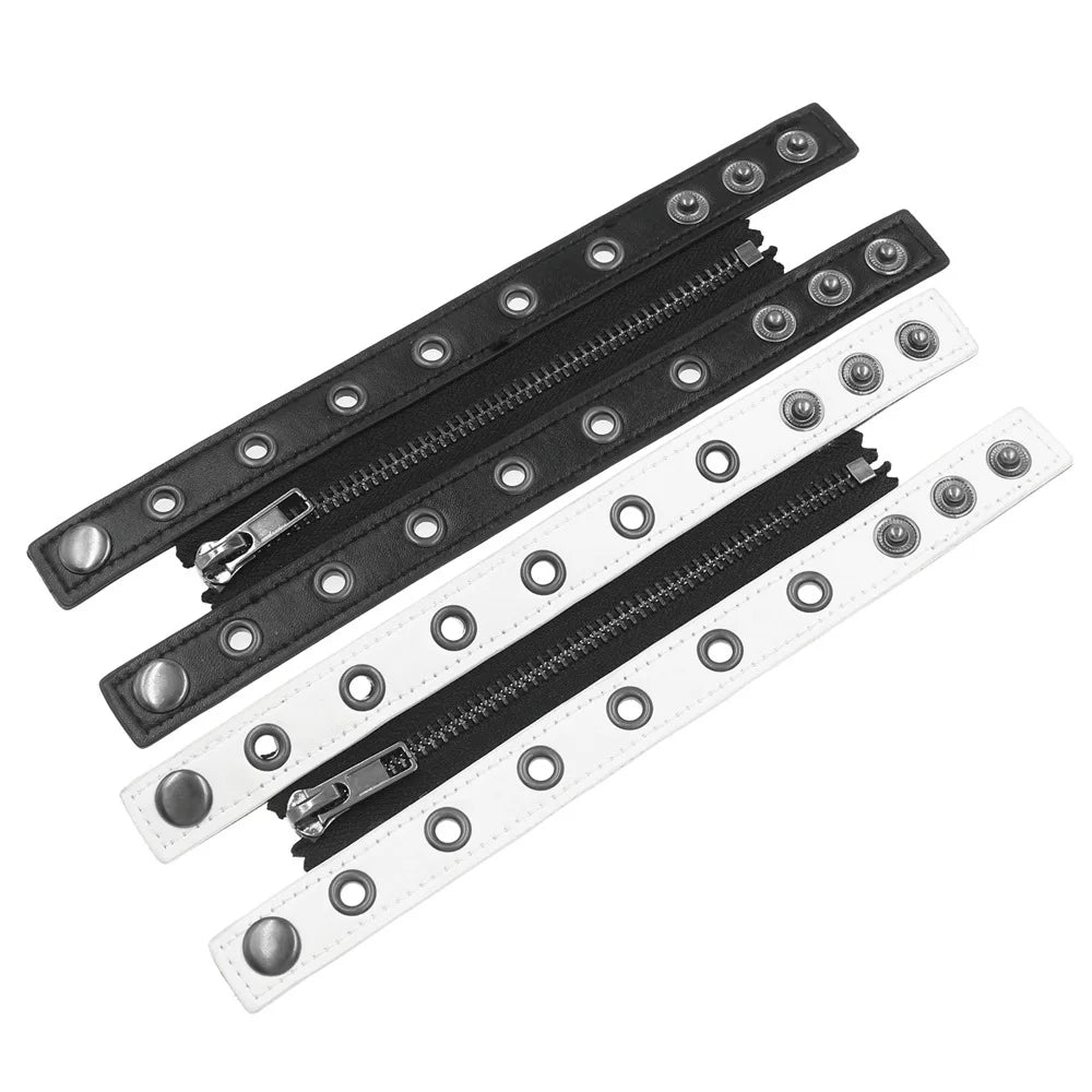 Zipper Stud Moto Wrist Cuff product image 6