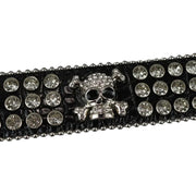 Rhinestone Skull Wide Cuff Bracelet product image 6