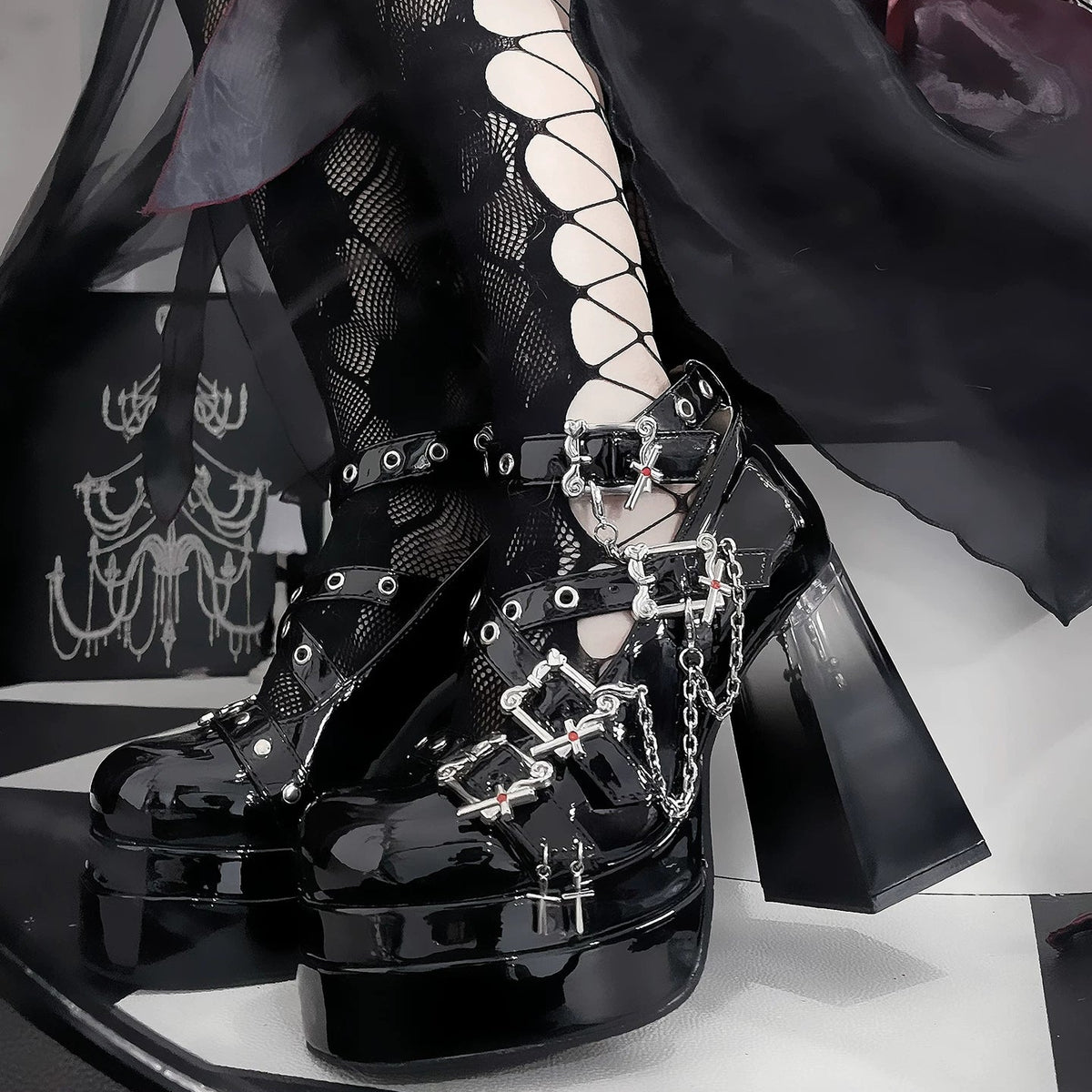 Night Enchantress Gothic Platform Heels product image 5