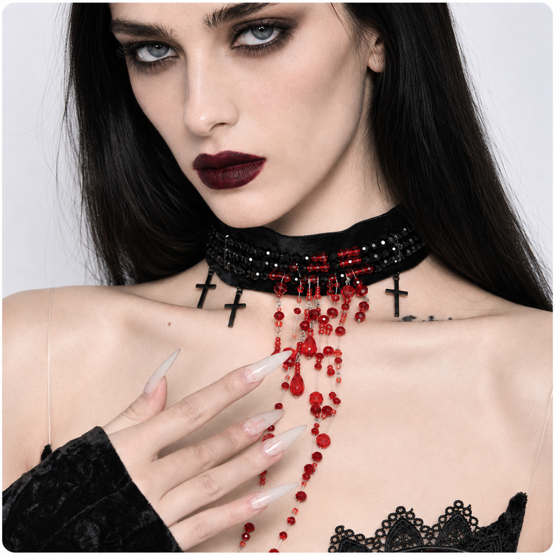 Gothic Kreuz Choker