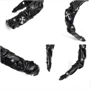 Cross-Star Faux-Leather Headband product image 4
