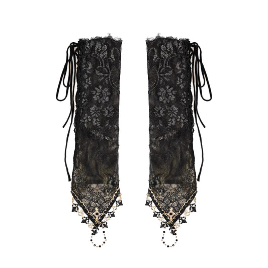 Gothic Double-Layer Lace Arm Sleeves