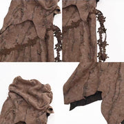 Brown Distressed Drape Leg Warmers product image 4