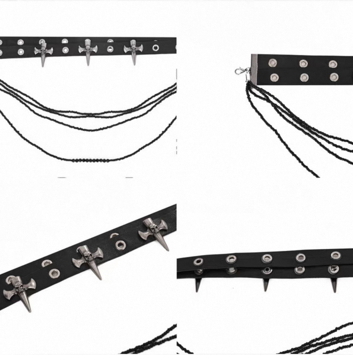 Layered Cross Studded Choker product image 5