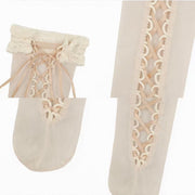 Ivory Cutout Over-Knee Leg Warmers product image 5