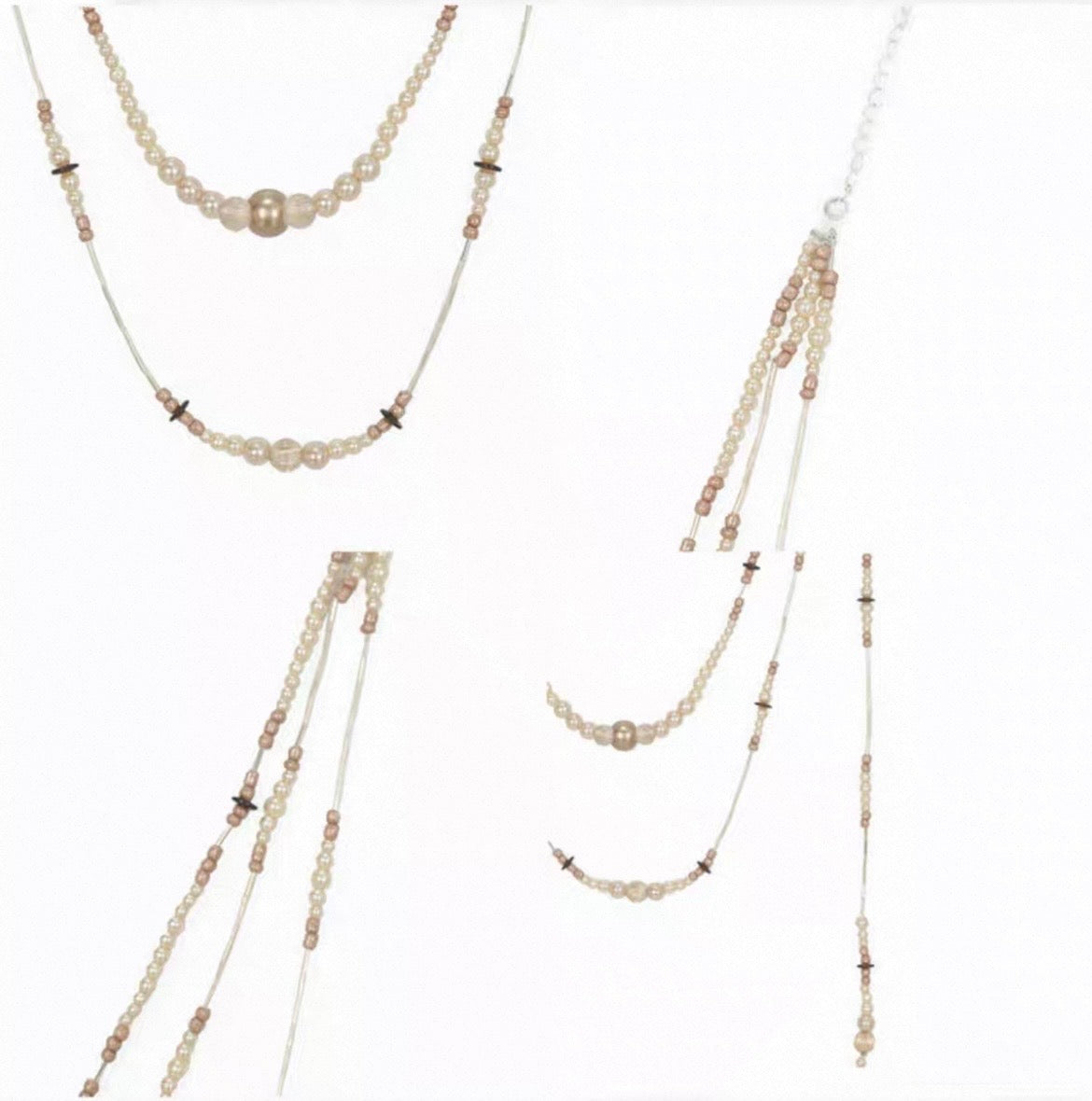 Pearl Cascade Layered Choker product image 4