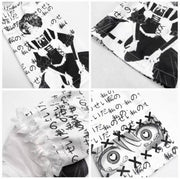 Angel Graphic White Leg Warmers product image 5