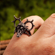 Deer Skull Gothic Ring product image 3