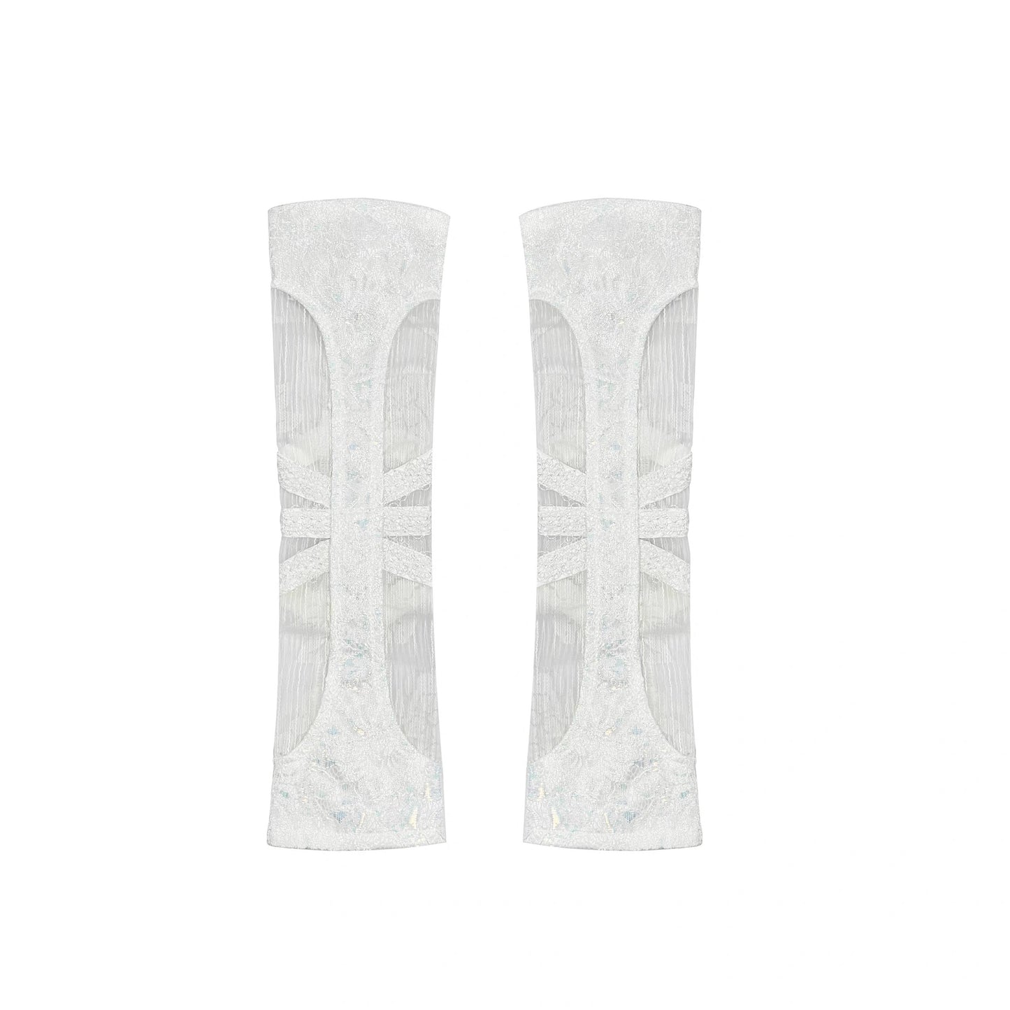 White Gothic Skeleton Lace Arm Sleeves