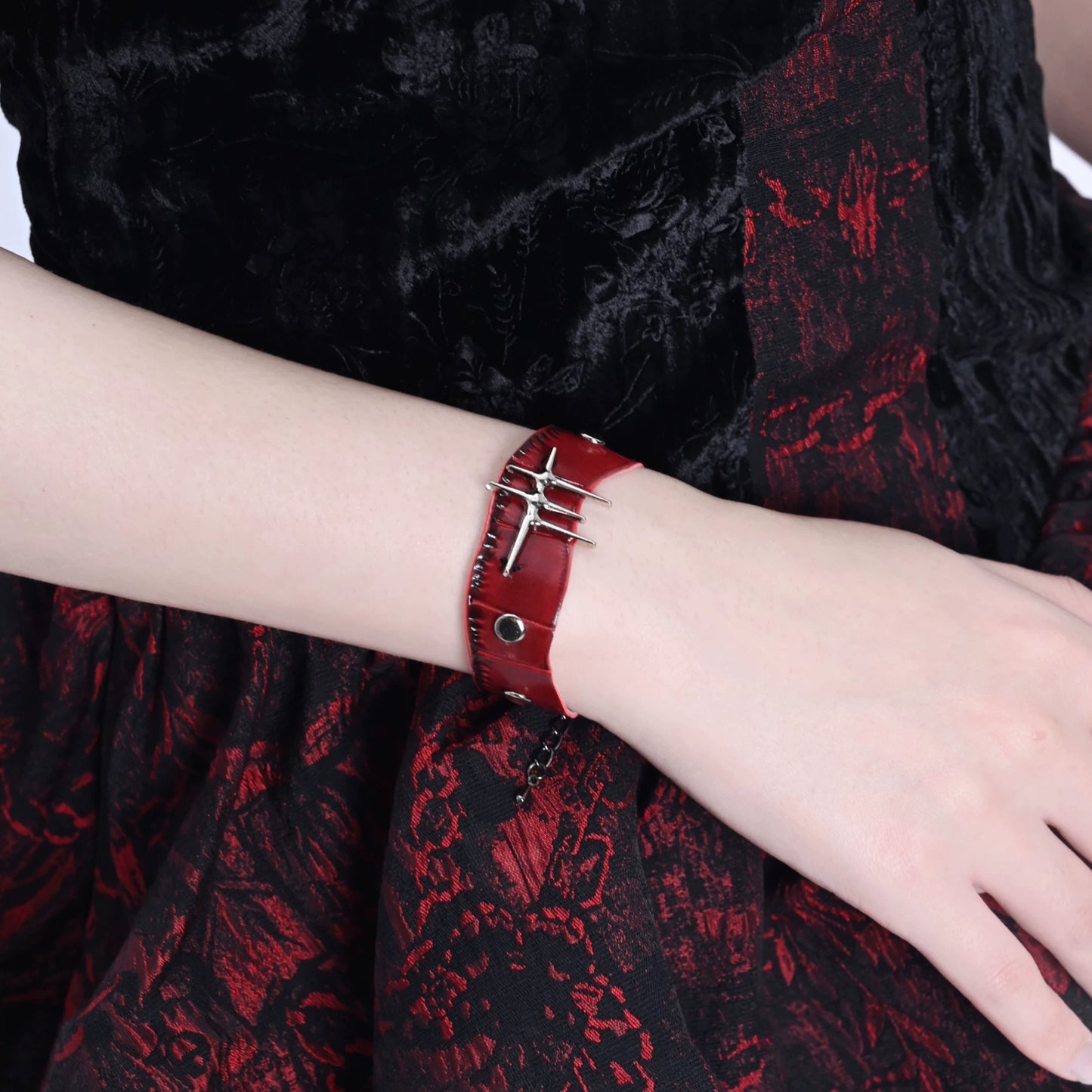 Snake-Pattern PU Witch Bracelet