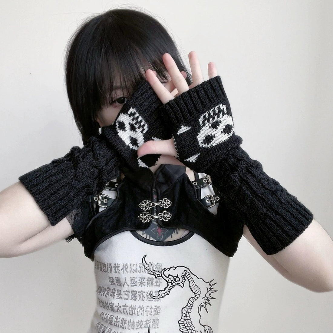Gothic Punk Harajuku Gloves