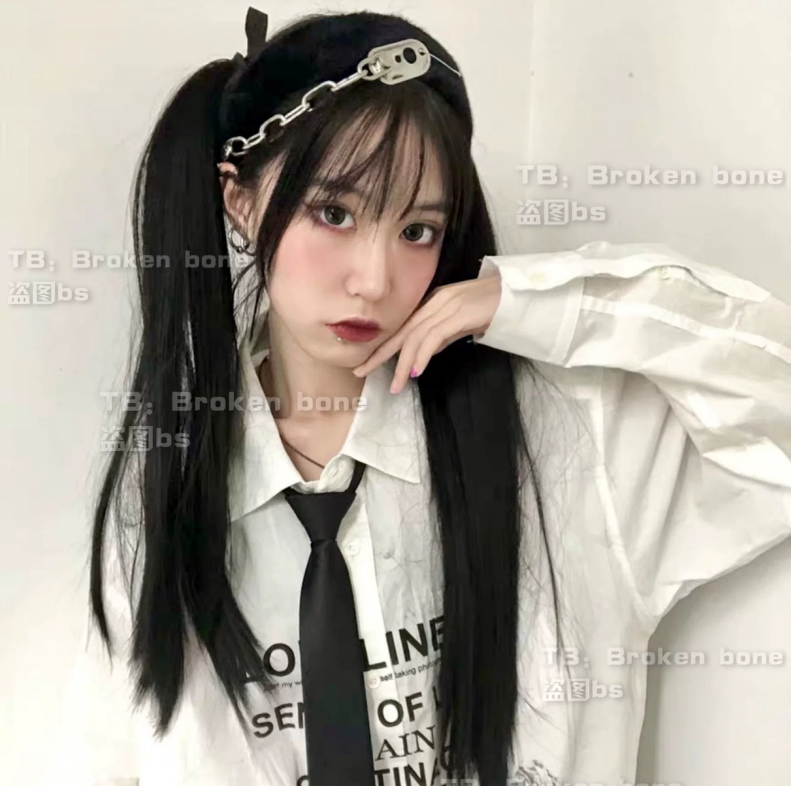 Gothic Furry Chain Headband image 4