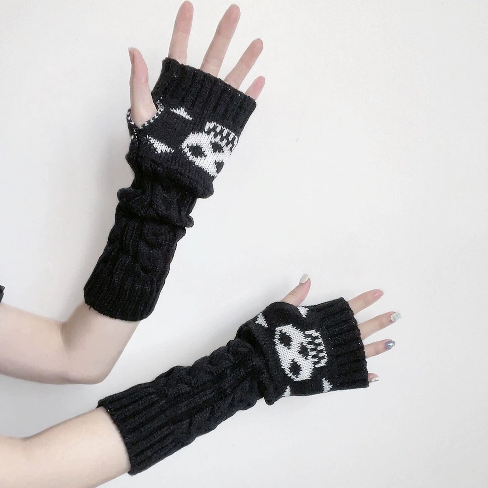 Gothic Punk Harajuku Gloves image 2