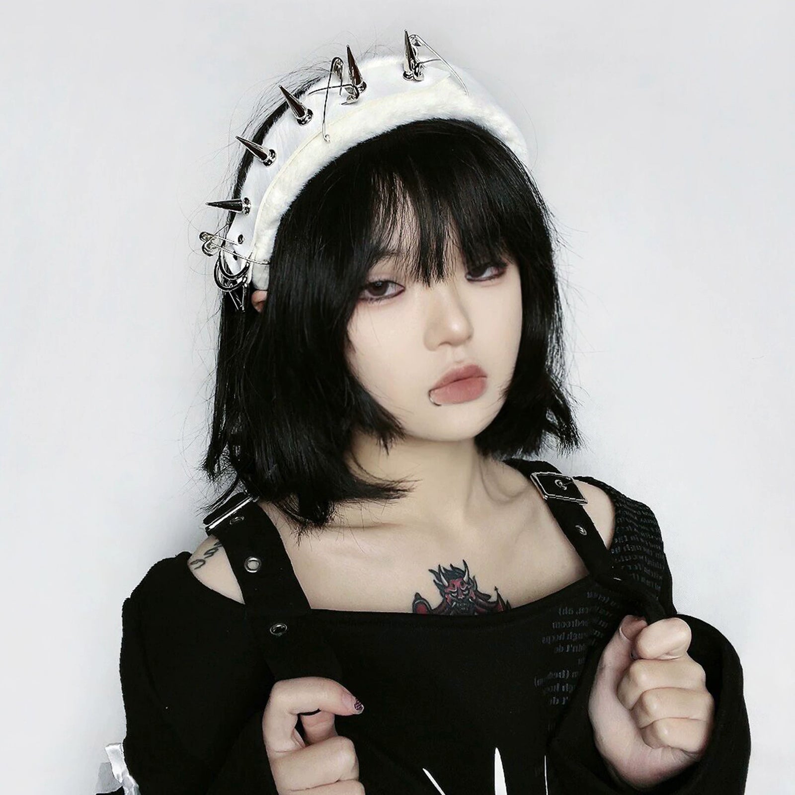 Gothic Punk Chain Headband image 5