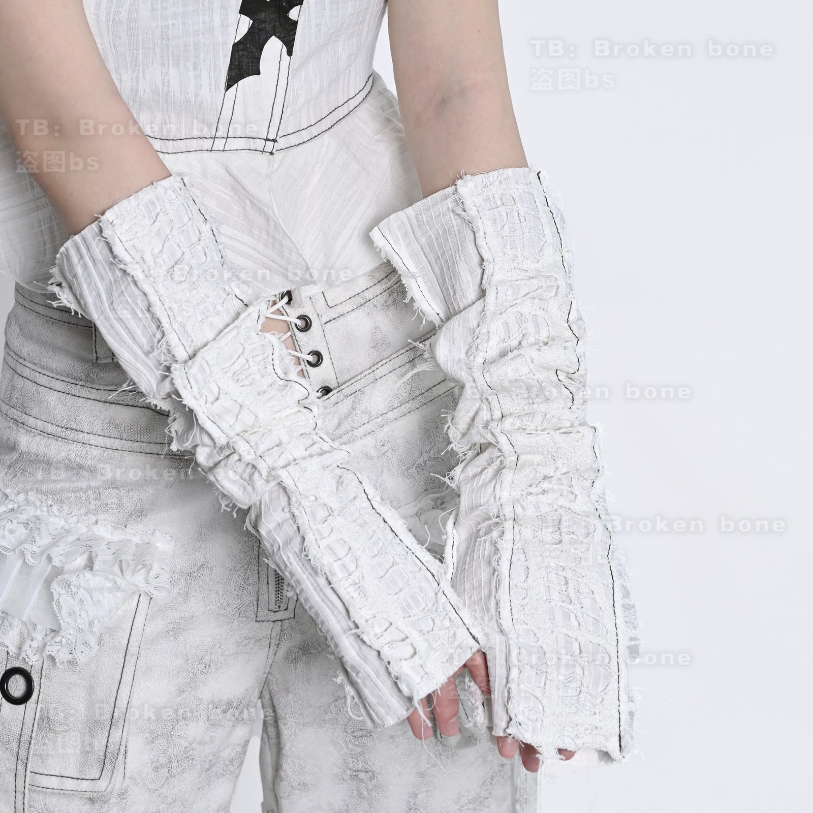 Punk Vintage Arm Warmers image 2