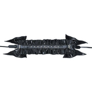 Gothic Punk Bow Faux Leather Hair Accessory image 1