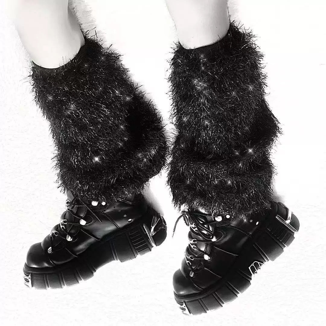 Furry Leg Warmers