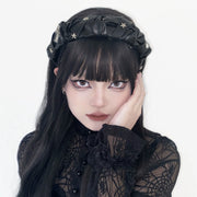 Gothic Sweet Dark Cross Star Headband image 3