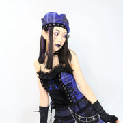 Gothic Punk Plaid Hat image 2