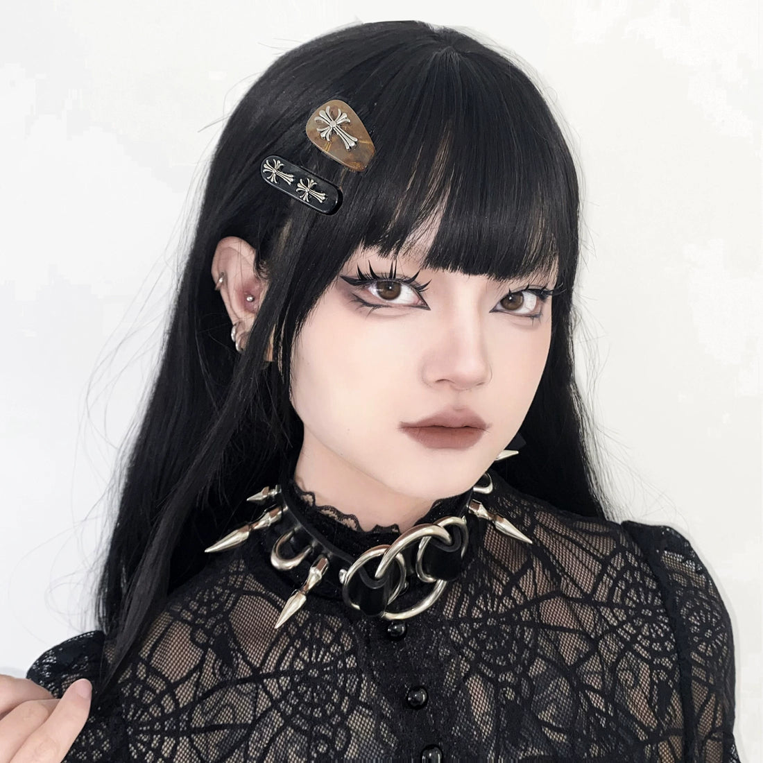 Punk Cross Hair Clip