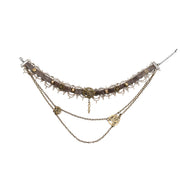 Punk Vintage Faux Leather Chain Necklace image 1
