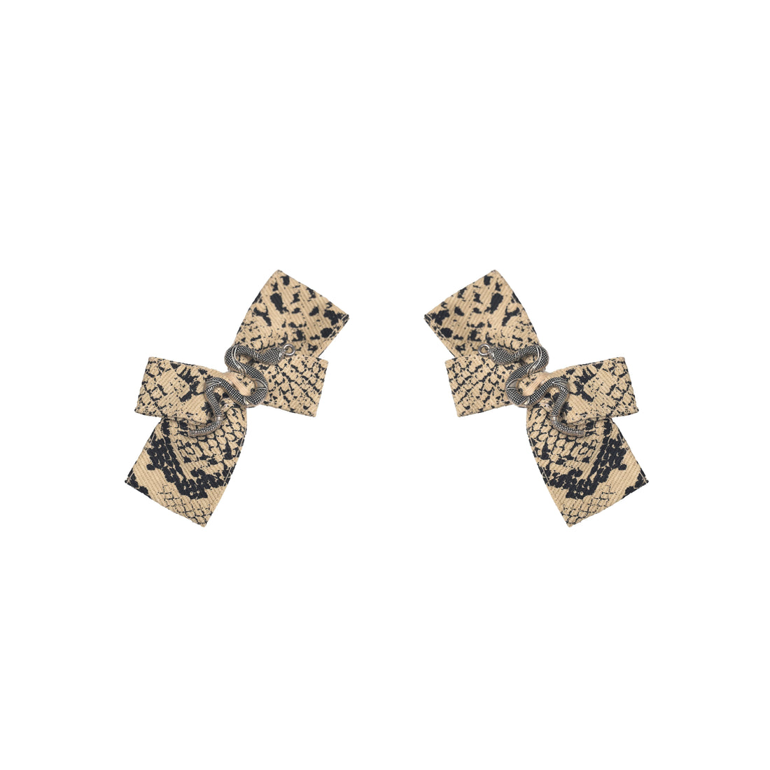 Sweet Dark Bow Snake Hair Accessory