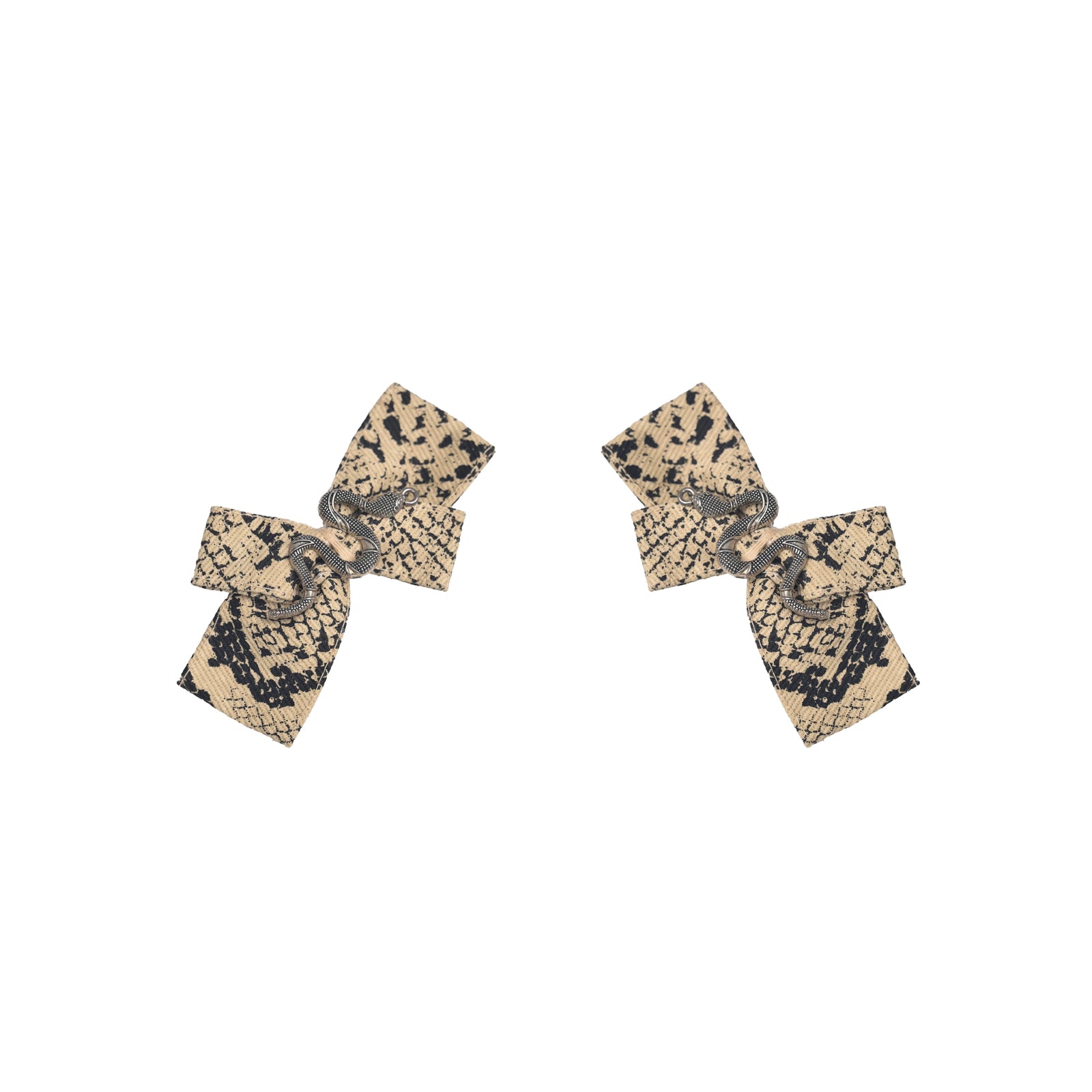 Sweet Dark Bow Snake Hair Accessory image 2