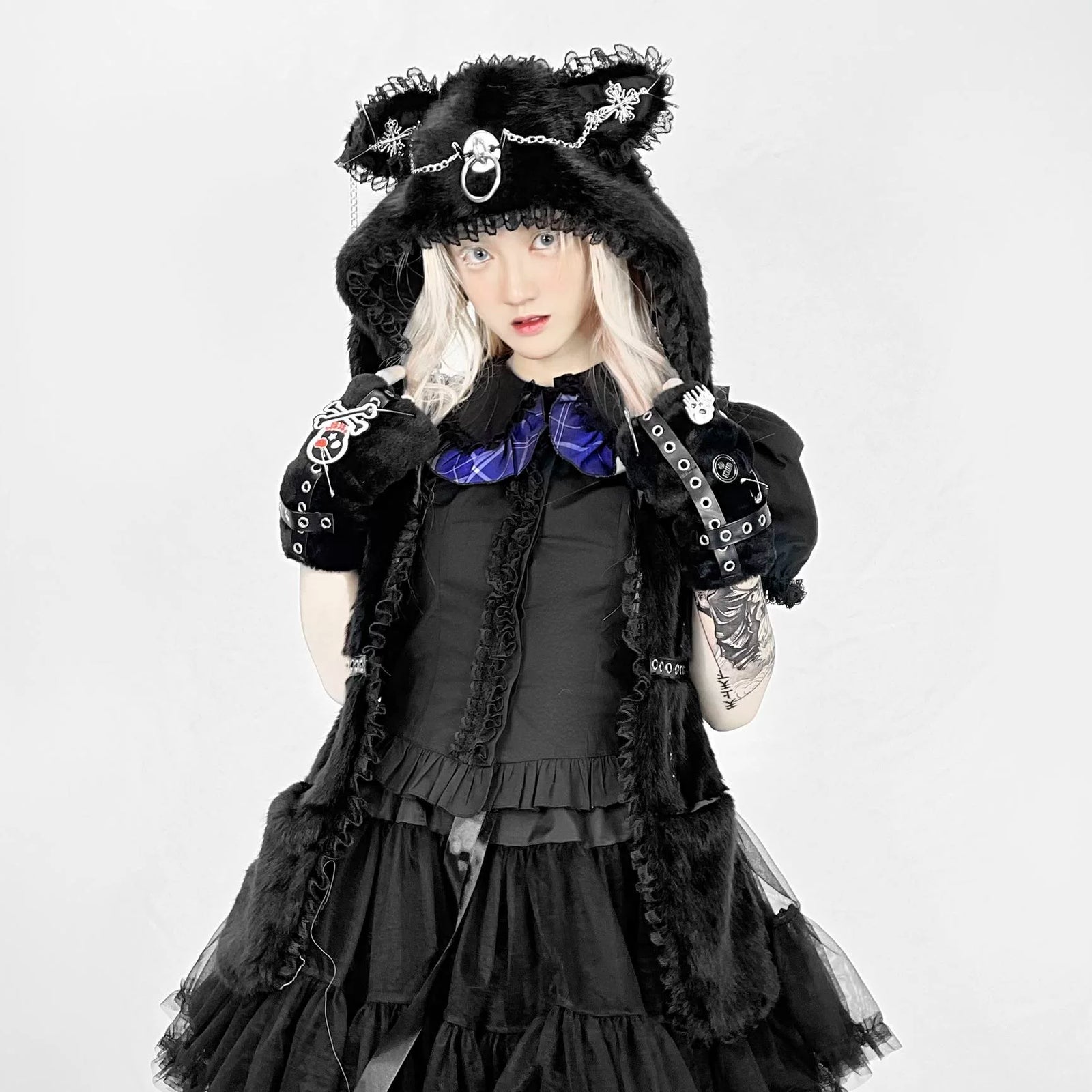 Punk Sweet Dark Hair Accessory image 2