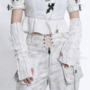 Punk Vintage Arm Warmers image 3