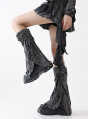Distressed Ripped Leg Warmers product image 3