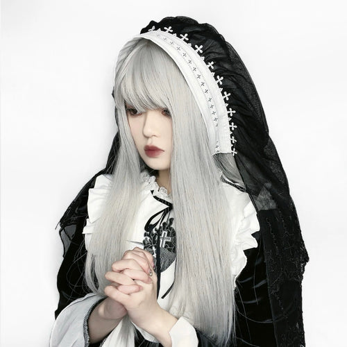 Gothic Lace Cross Accessory image 3