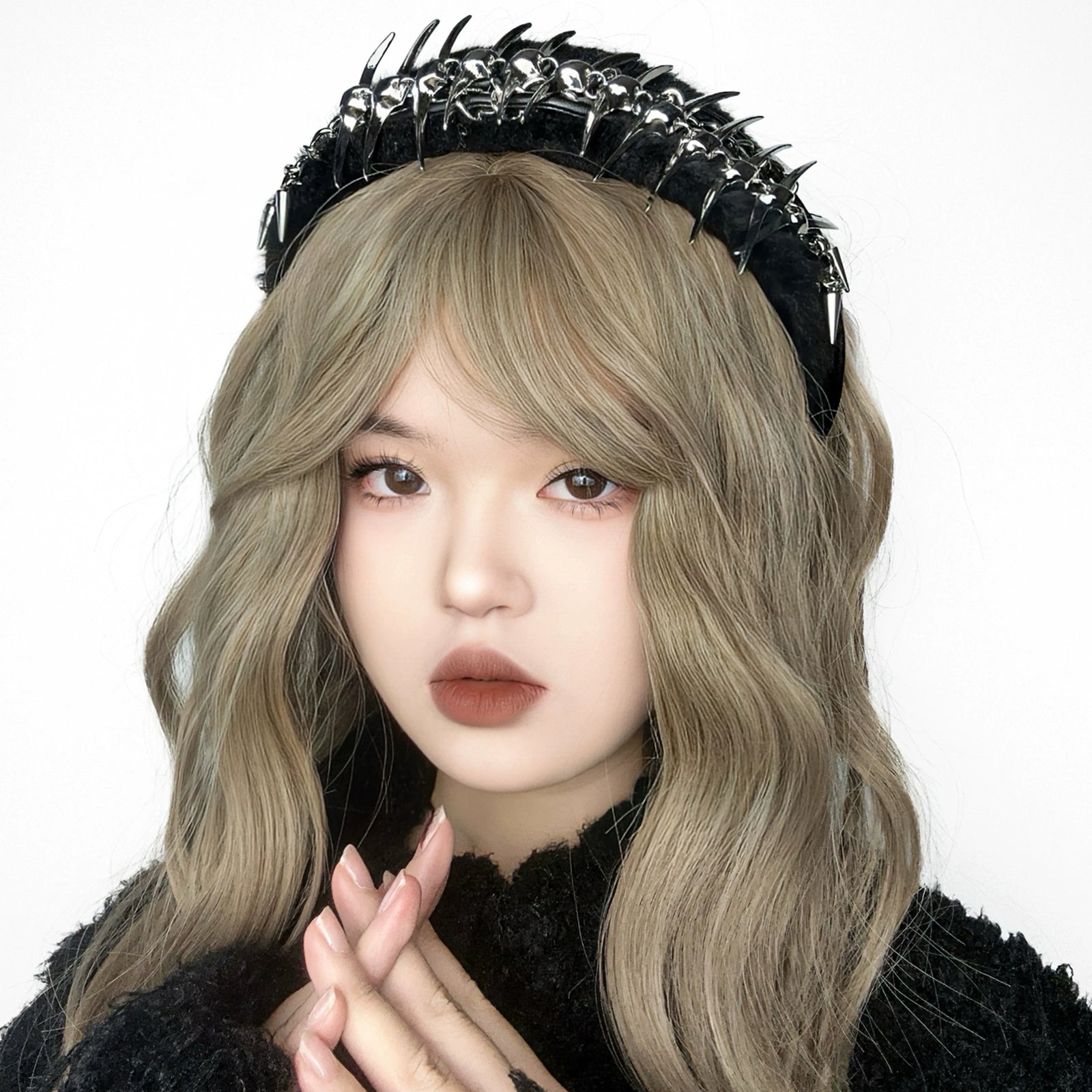 Gothic Punk Furry Headband image 4