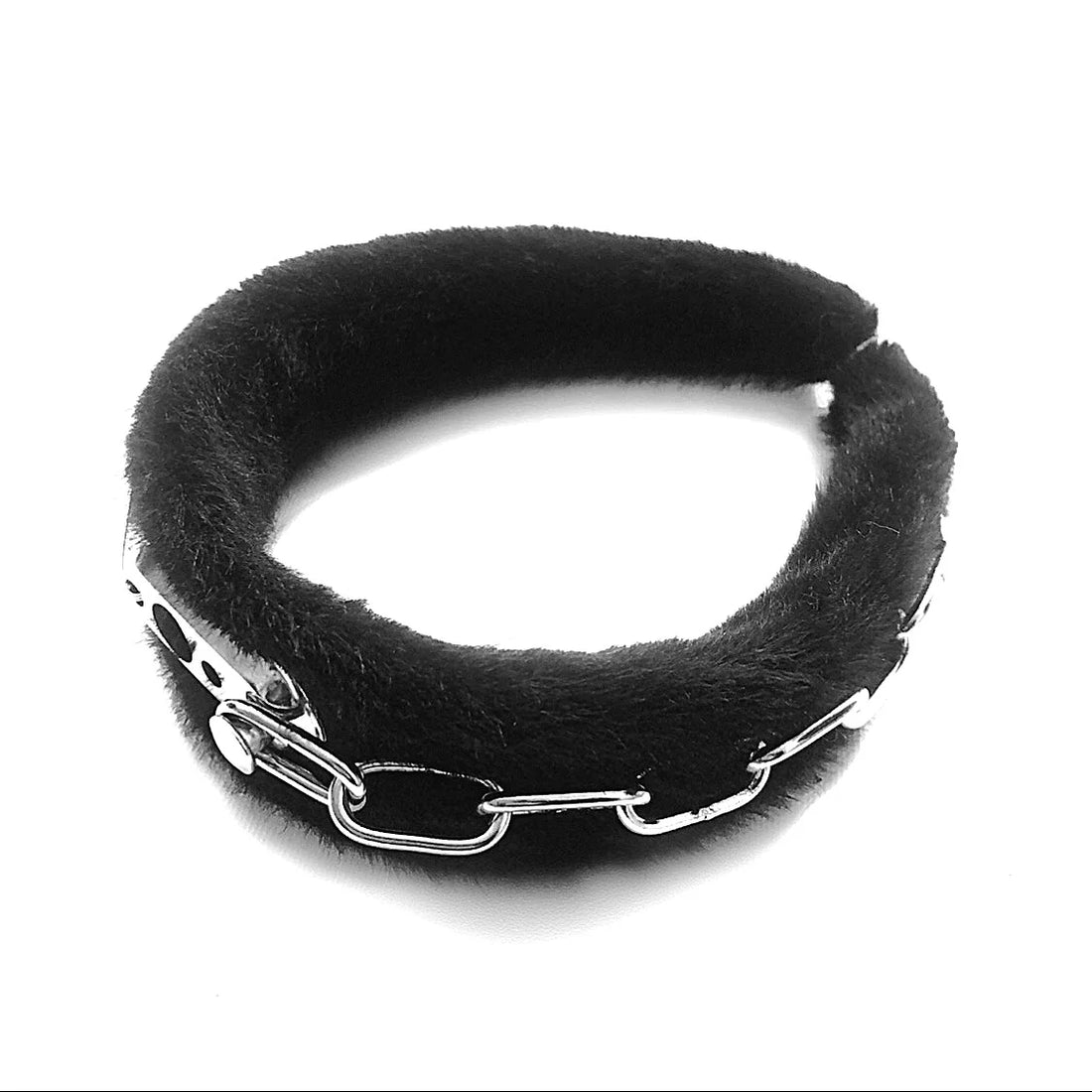 Gothic Furry Chain Headband