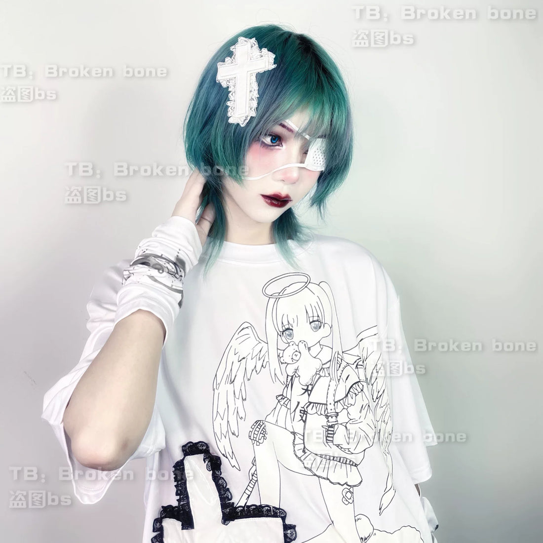 Gothic Punk Harajuku Lace Hair Clip