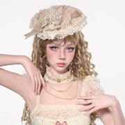 Lolita Vintage Sweet Dark Bow Hair Accessory image 3