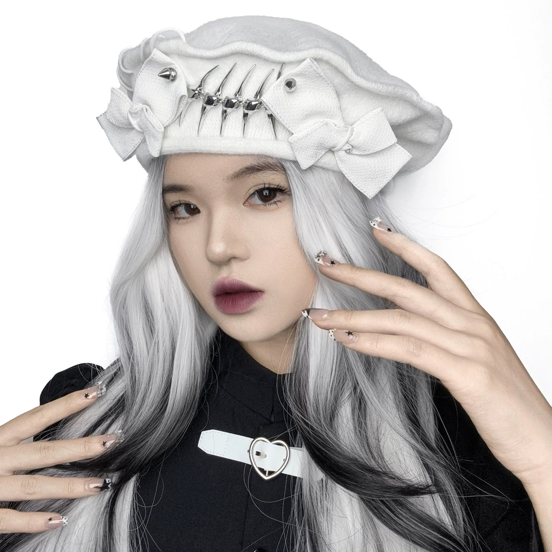 Sweet Dark Bow Hair Accessory
