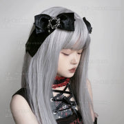 Vintage Bow Faux Leather Hair Clip image 4