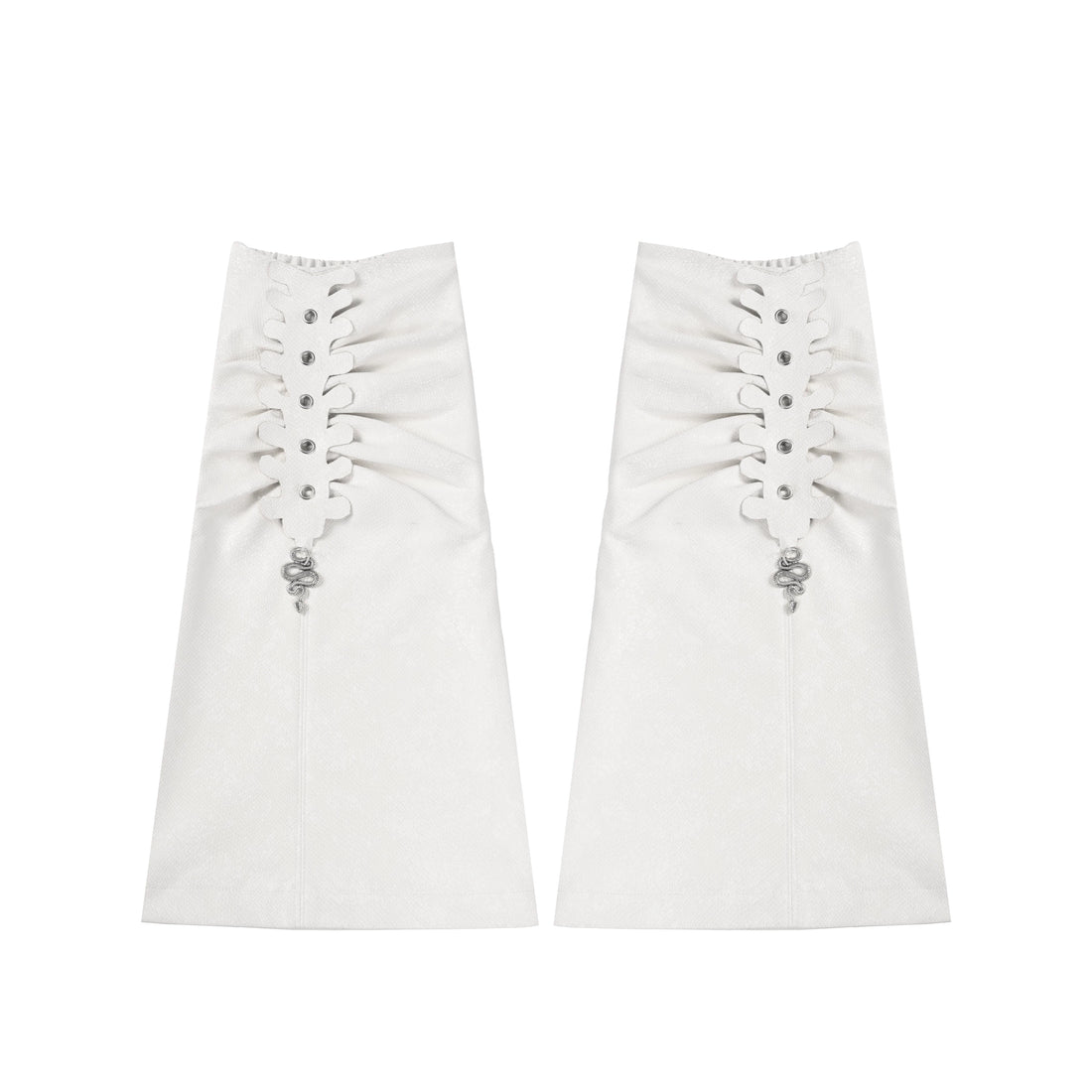 Snake Faux Leather Leg Warmers