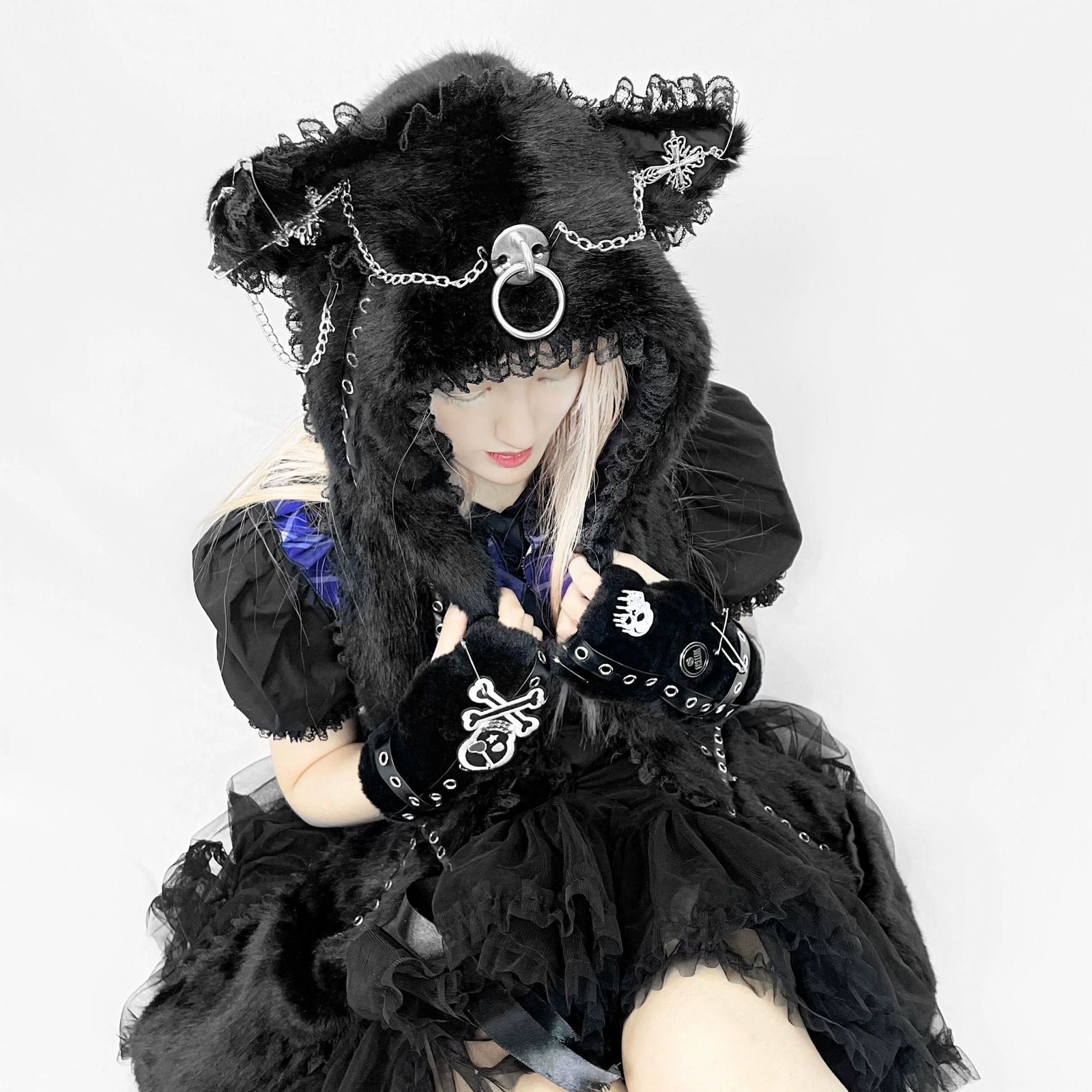 Punk Sweet Dark Hair Accessory image 3
