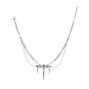 Punk Cross Chain Necklace image 1
