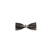 Vintage Bow Faux Leather Hair Clip image 1